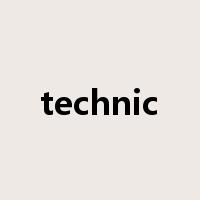 technic是什么意思