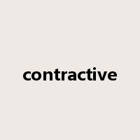 contractive是什么意思