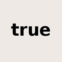 true是什么意思