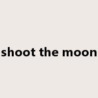 shoot the moon是什么意思