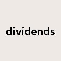 dividends是什么意思