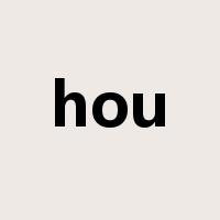 hou是什么意思