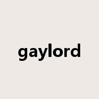 gaylord是什么意思