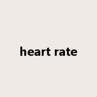 heart rate是什么意思