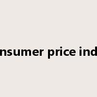 consumer price index是什么意思