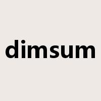 dimsum是什么意思