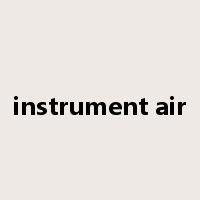 instrument air是什么意思