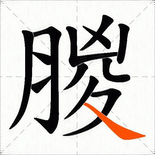 朡