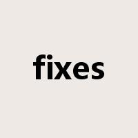 fixes是什么意思