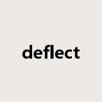 deflect是什么意思