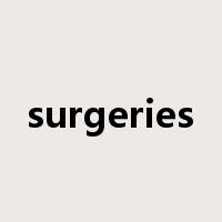 surgeries是什么意思