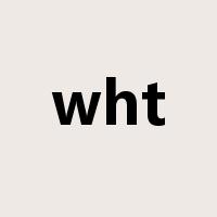 wht是什么意思