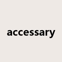 accessary是什么意思
