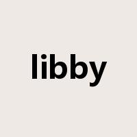 libby是什么意思
