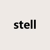 stell是什么意思
