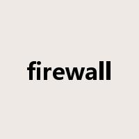 firewall是什么意思