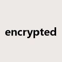 encrypted是什么意思