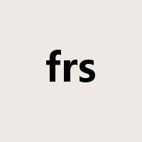 frs是什么意思