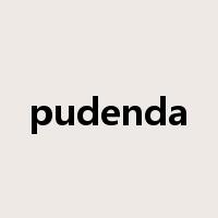 pudenda是什么意思