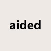 aided是什么意思