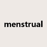 menstrual是什么意思
