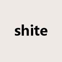 shite是什么意思