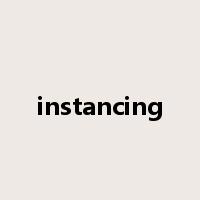 instancing是什么意思
