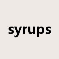 syrups是什么意思