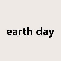 earth day是什么意思