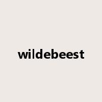 wildebeest是什么意思