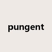 pungent是什么意思