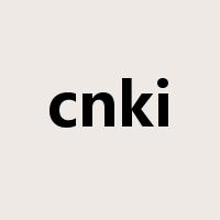 cnki是什么意思