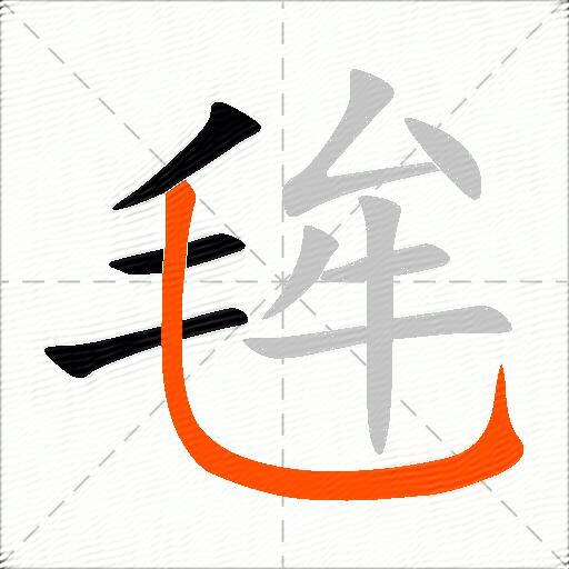 毪