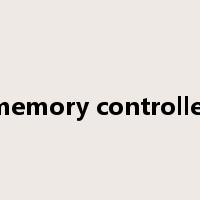 memory controller是什么意思