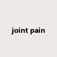 joint pain是什么意思