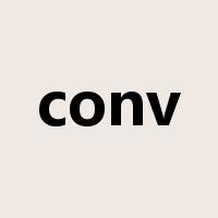 conv是什么意思