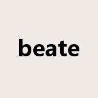 beate是什么意思