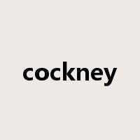 cockney是什么意思