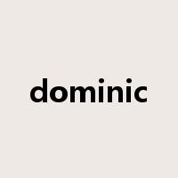 dominic是什么意思