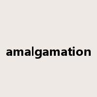 amalgamation是什么意思