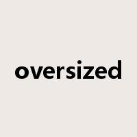 oversized是什么意思