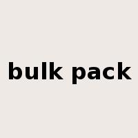 bulk pack是什么意思