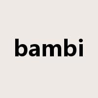 bambi是什么意思