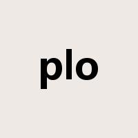 plo是什么意思