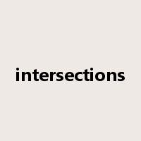 intersections是什么意思