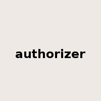 authorizer是什么意思