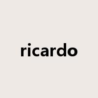 ricardo是什么意思