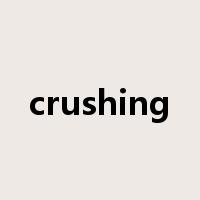 crushing是什么意思