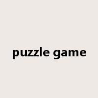 puzzle game是什么意思
