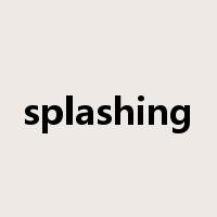 splashing是什么意思